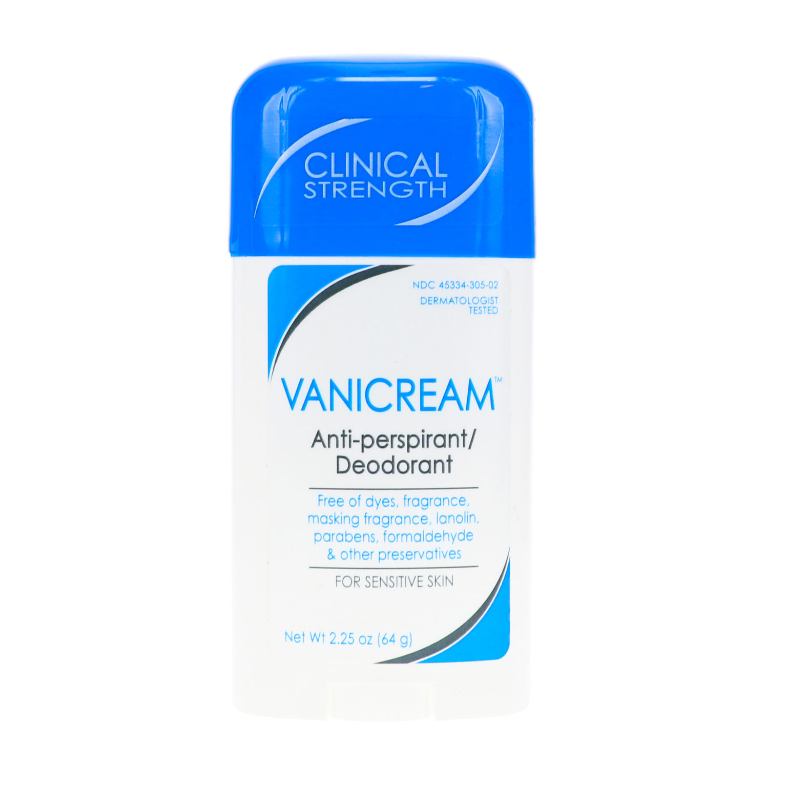 Vanicream Anti-Perspirant Deodorant 2.25 oz. 3 Pack