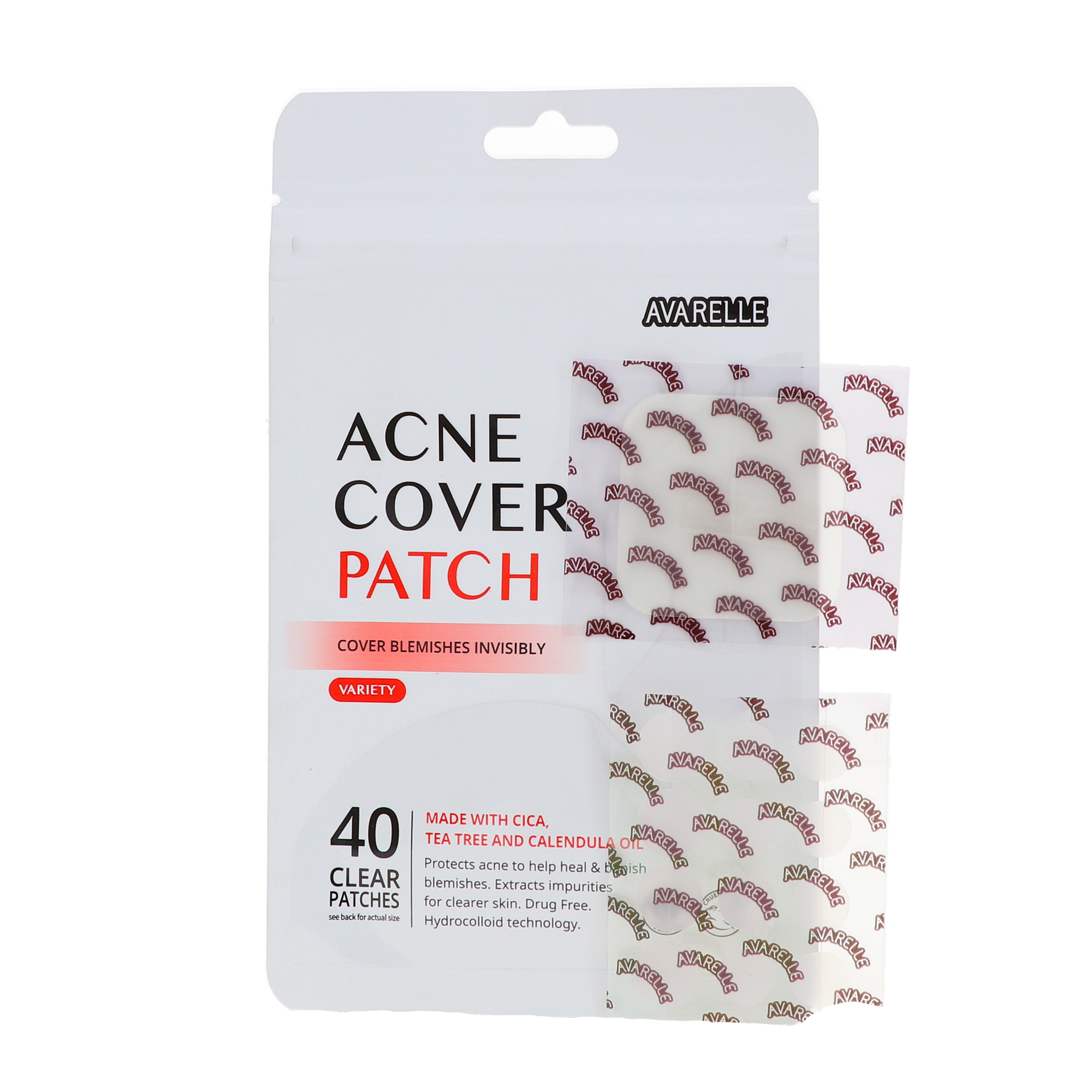 Avarelle Acne Cover Patch Variety 40 ct 3 Pack LaLa Daisy