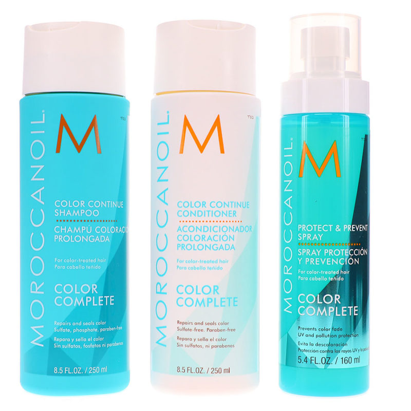 Beauty Blog sun protection for hair from Moroccanoil Color Complete Consumer Set image