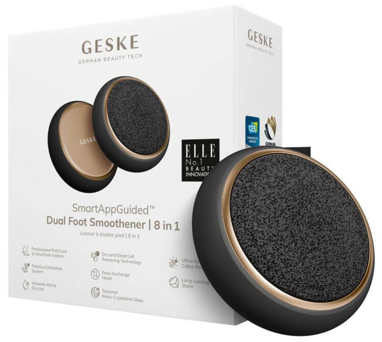 Anti-Aging Wrinkles GESKE Dual Foot Smoothener 8 in 1 Gray