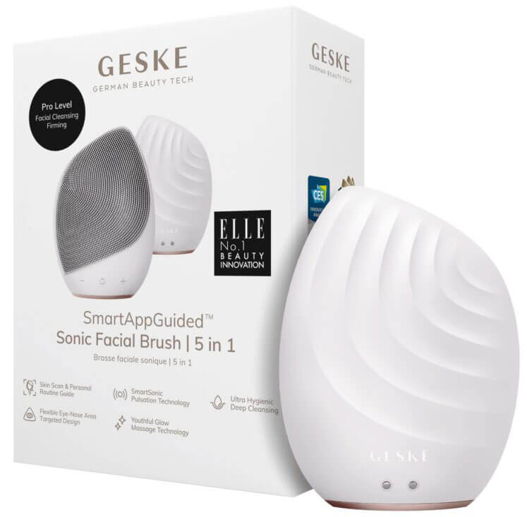 Anti-Aging Wrinkles GESKE Sonic Facial Brush 5 in 1 Starlight