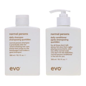 EVO Normal Persons Daily Shampoo 10.1 oz & Normal Persons Daily Conditioner 10.1 oz Combo Pack