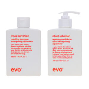 EVO Ritual Salvation Repairing Shampoo 10.14 oz & Ritual Salvation Repairing Conditioner 10.14 oz Combo Pack