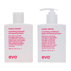 EVO Mane Tamer Smoothing Shampoo 10.14 oz & Mane Tamer Conditioner 10.14 oz Combo Pack