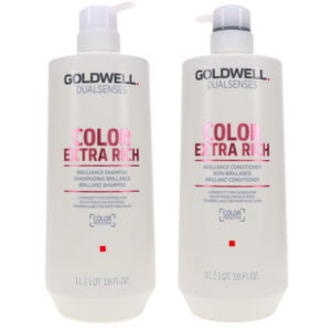 Goldwell Dualsenses Color Extra Rich Brilliance Shampoo 33.8 oz & Conditioner 33.8 oz Combo Pack