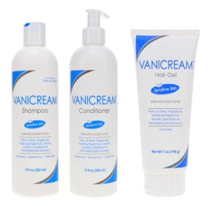 Vanicream Shampoo 12 oz, Conditioner 12 oz & Styling Gel 7 oz Combo Pack