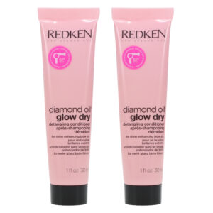 Redken Diamond Oil Glow Dry Conditioner 1 oz 2 Pack