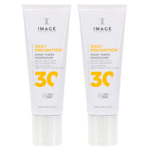 IMAGE Skincare DAILY PREVENTION Sheer Matte Moisturizer SPF 30 2.6 oz 2 Pack