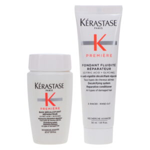 Kerastase Premiere Decalifying System Repairing Shampoo 1 oz & Première Fondant Fluidetè Rèparateur Conditioner 1 oz Combo Pack