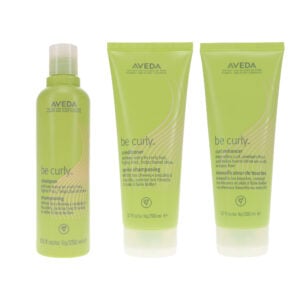 Aveda Be Curly Shampoo 8.5 oz, Conditioner 6.7 oz, & Be Curly Curl Enhancer 6.7 oz Combo Pack