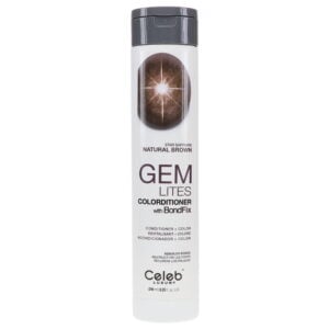 Celeb Luxury Gem Lites Colorditioner with BondFix Star Sapphire Natural Brown 8.25 oz