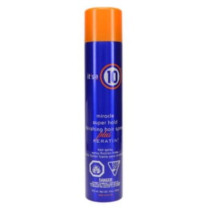 It's a 10 Super Hold Finish Spray Plus Keratin 10 oz