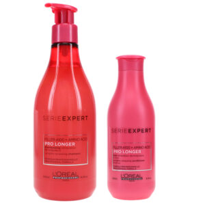 L'Oreal Professionnel Serie Expert Pro Longer Shampoo 16.9 oz & Conditioner 8.45 oz Combo Pack