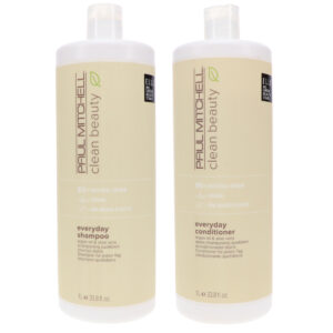 Paul Mitchell Clean Beauty Everyday Shampoo 33.8 oz & Conditioner 33.8 oz Combo Pack