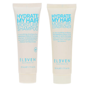 ELEVEN Australia Hydrate My Hair Moisture Shampoo 1.7 oz &  Hydrate My Hair Moisture Conditioner 1.7 oz Combo Pack