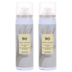 R+CO Bright Shadows Root Touch-Up Spray Light Blonde 1.5 oz 2 Pack