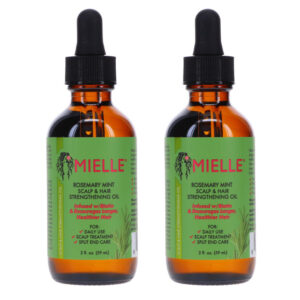 Mielle Organics Rosemary & Mint Scalp & Hair Strengthening Oil 2 oz 3 Pack