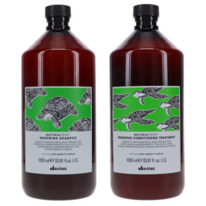 Davines NaturalTech Renewing Shampoo 33.8 oz & Conditioning Treatment 33.8 oz Combo Pack