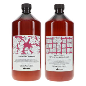 Davines NaturalTech Replumping Shampoo 33.8 oz & Conditioner 33.8 oz Combo Pack