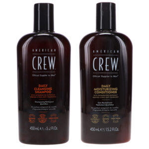 American Crew Daily Cleansing Shampoo 15.2 oz & Daily Moisturizing Conditioner 15.2 oz Combo Pack