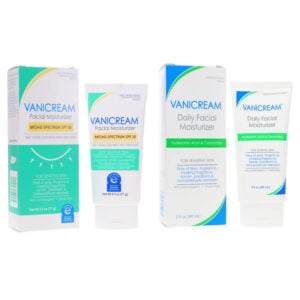Vanicream Daily Facial Moisturizer 3 oz & Daily Facial Moisturizer Broad Spectrum SPF 30 2.5 oz Combo Pack