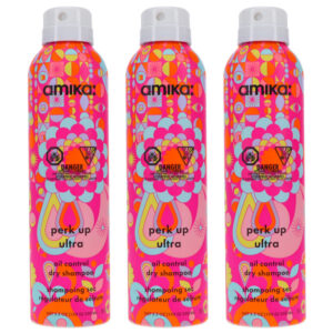 Amika Perk Up Ultra Oil Control Dry Shampoo 5.3 oz 3 Pack