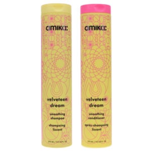 Amika Velveteen Dream Smoothing Shampoo 9.2 oz & Conditioner 9.2 oz Combo Pack