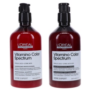 L'Oreal Professionnel Vitamino Color Spectrum Professional Shampoo 16.9 oz & Deep Conditioner 16.9 oz Combo Pack