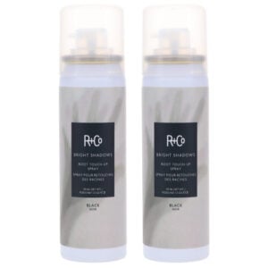 R+CO Bright Shadows Root Touch-Up Spray Black 1.5 oz 2 Pack