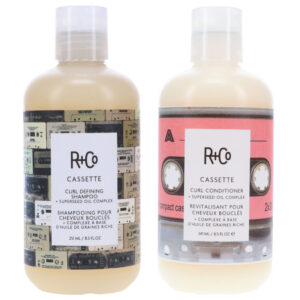 R+CO Cassette Curl Shampoo 8.5 oz & Conditioner 8.5 oz Combo Pack