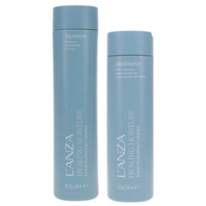 L'ANZA Healing Moisture Kukui Hydrating Complex Shampoo 10.1 oz & Conditioner 8.5 oz Combo Pack