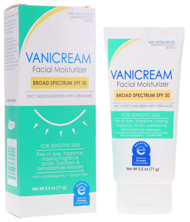 Beauty Blog Gentle facial moisturizer with SPF for sensitive skin daily routine