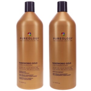 Pureology Nanoworks Gold Shampoo 33.8 oz & Conditioner 33.8 oz Combo Pack