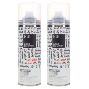 IGK Good Behavior Spirulina Protein Smoothing Spray 5.6 oz 2 Pack