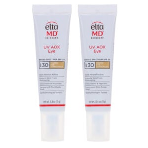 EltaMD UV AOX Eye Broad Spectrum SPF 30 Tinted Eye Sunscreen 0.4 oz 2 Pack