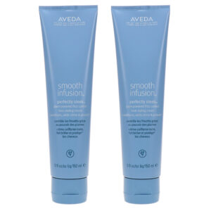 Aveda Smooth Infusion Perfectly Sleek Heat Styling Cream 5 oz 2 Pack