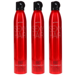 Sexy Hair Big Sexy Hair Root Pump Plus Humidity Resistant Volumizing Spray Mousse 10 oz 3 Pack