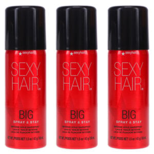 Sexy Hair Big Sexy Hair Spray and Stay Intense Hold Hairspray 1.5 oz 3 Pack
