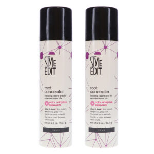 Style Edit Black Root Concealer Touch Up Spray 2 oz 2 Pack