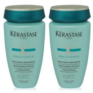 Kerastase Resistance Bain Force Architecte Reconstructing Shampoo 8.5 oz 2 Pack