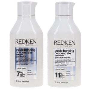 Redken Acidic Bonding Concentrate Shampoo 10 oz & Conditioner 10 oz Combo Pack