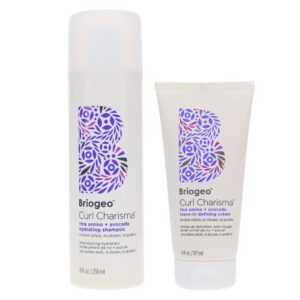 Briogeo Curl Charisma Rice Amino & Avacado Hydrating Shampoo 8 Oz & Leave-in Defining Cream 6 Oz - Combo Pack
