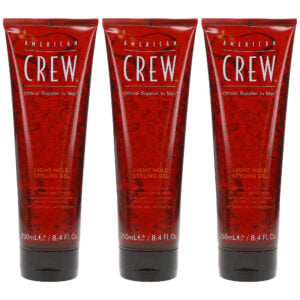 American Crew Light Hold Styling Gel 8.4 oz 3 Pack