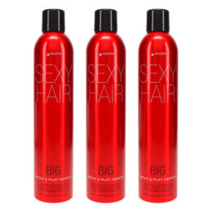 Sexy Hair Big Sexy Hair Spray and Play Harder Firm Volumizing Hairspray 10 oz 3 Pack