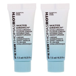Peter Thomas Roth Water Drench Hyaluronic Cloud Cream Hydrating Moisturizer 0.25 oz 2 Pack