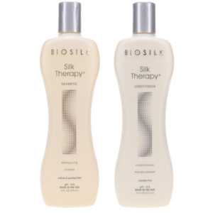 Biosilk Silk Therapy Shampoo 12 oz & Conditioner 12 oz Combo Pack