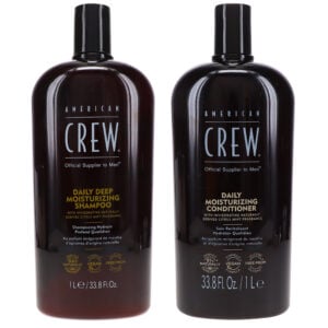 American Crew Daily Deep Moisturizing Shampoo 33.8 oz & Daily Conditioner 33.8 oz Combo Pack