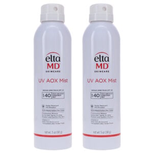 EltaMD UV AOX Mist Broad Spectrum SPF 40 Face and Body Sunscreen 5 oz 2 Pack