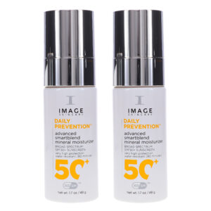 IMAGE Skincare DAILY PREVENTION Advanced Smartblend Mineral Moisturizer SPF 50+ 1.7 oz 2 Pack