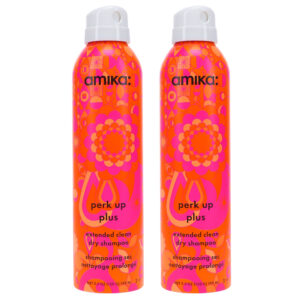 Amika Perk Up Plus Extended Clean Dry Shampoo 5.3 oz 2 Pack